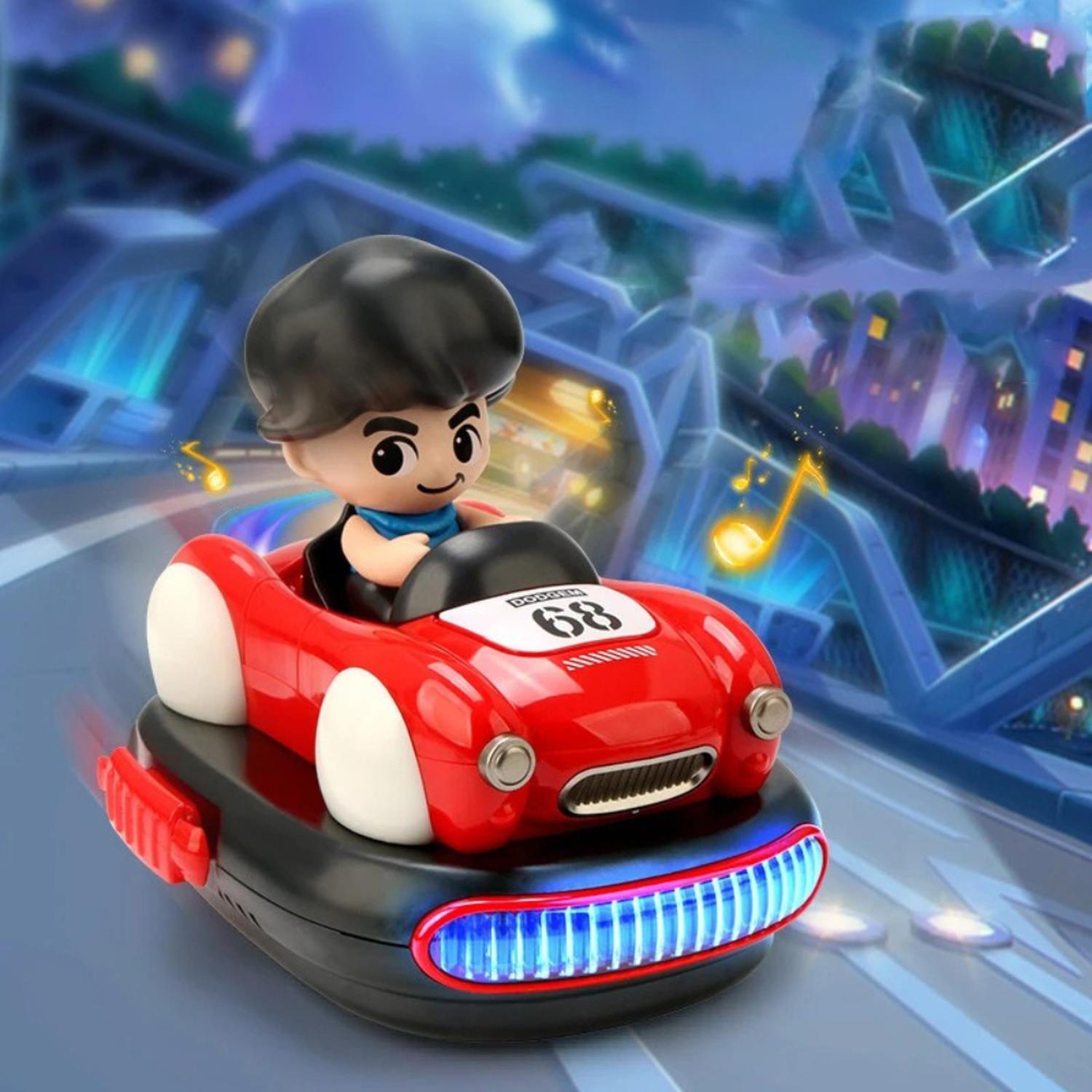 SET DE AUTITOS CHOCADORES A CONTROL REMOTO PILOTO BUMPER CAR - 5