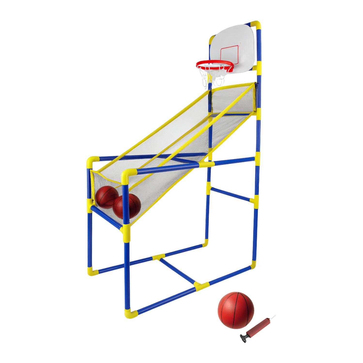 JUEGO DE BALONCESTO INFANTIL CON CANASTA INFLADOR Y PELOTA - 2