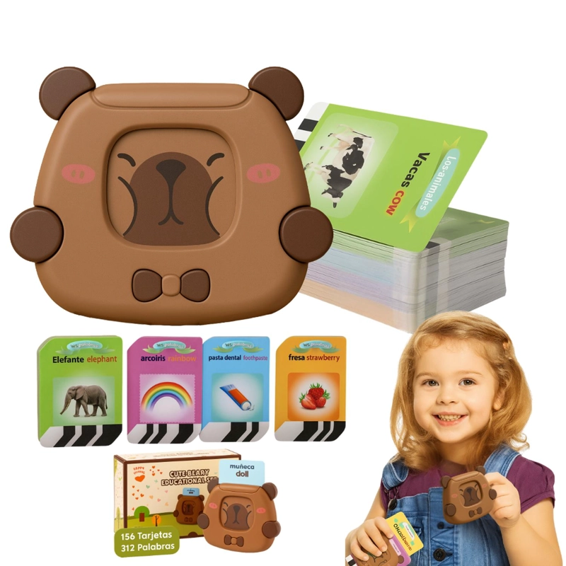 MAQUINA TARJETAS DIDACTICAS DE APRENDIZAJE ESPAÑOL INGLES - 3