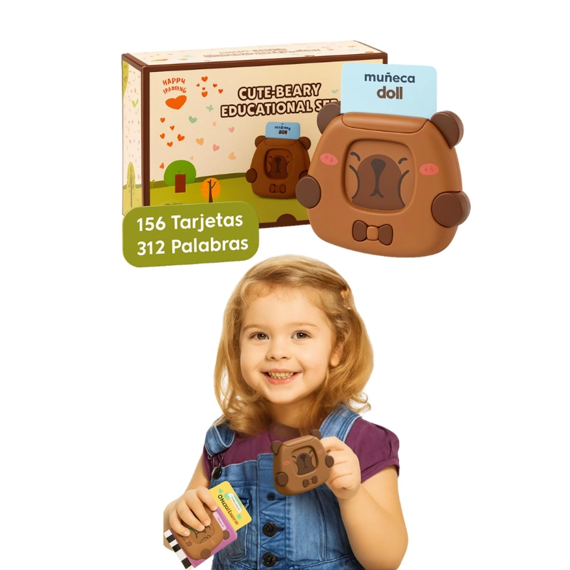 MAQUINA TARJETAS DIDACTICAS DE APRENDIZAJE ESPAÑOL INGLES - 4