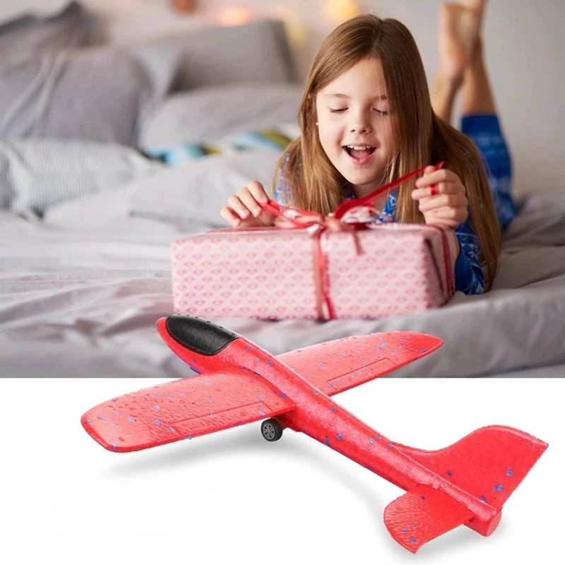 JUGUETE AVION PLANEADOR CON PISTOLA DISPARO AEREO NIÑOS - 4