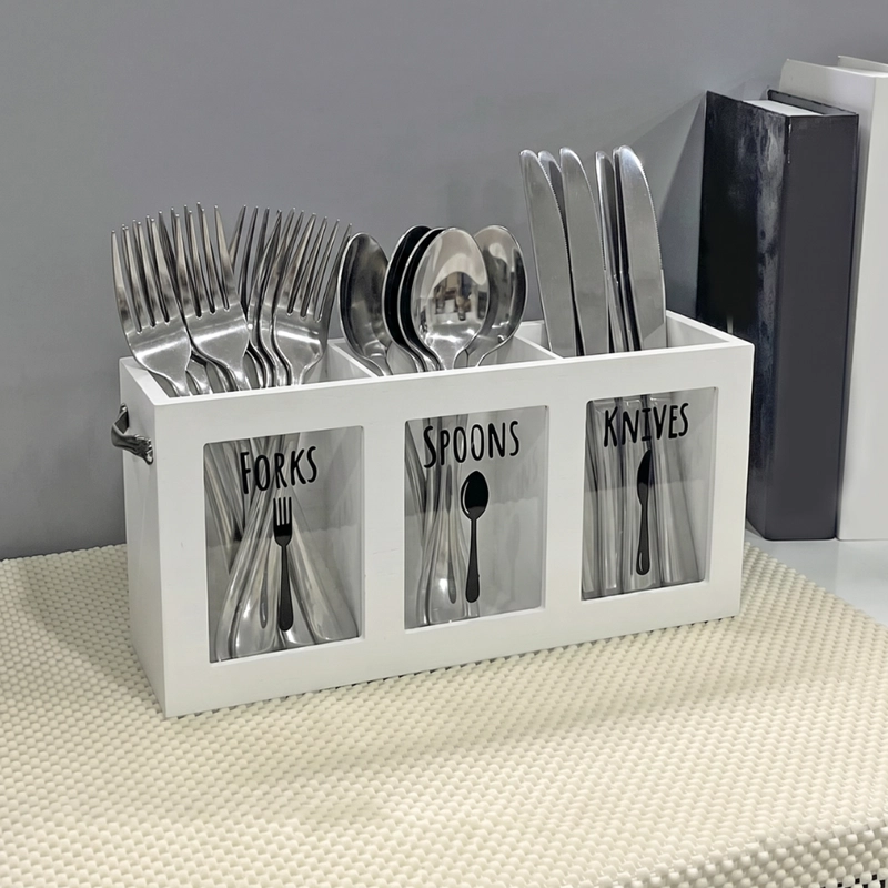 ORGANIZADOR DE SERVICIOS PORTA SERVICIOS CUBIERTOS DE COCINA - 2