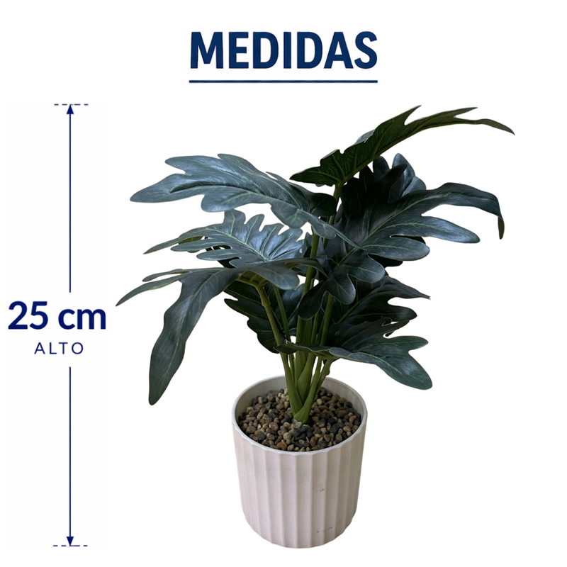 SET 3 PLANTAS ARTIFICIALES DECORATIVA ESTILO TROPICAL HOGAR - 9