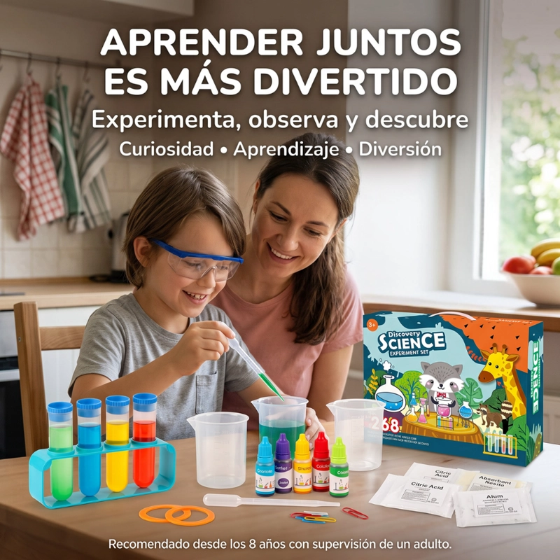KIT CIENCIA AVANZADO 268 EXPERIMENTOS CIENTIFICOS PARA NIÑOS - 2