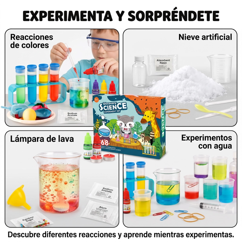 KIT CIENCIA AVANZADO 268 EXPERIMENTOS CIENTIFICOS PARA NIÑOS - 3