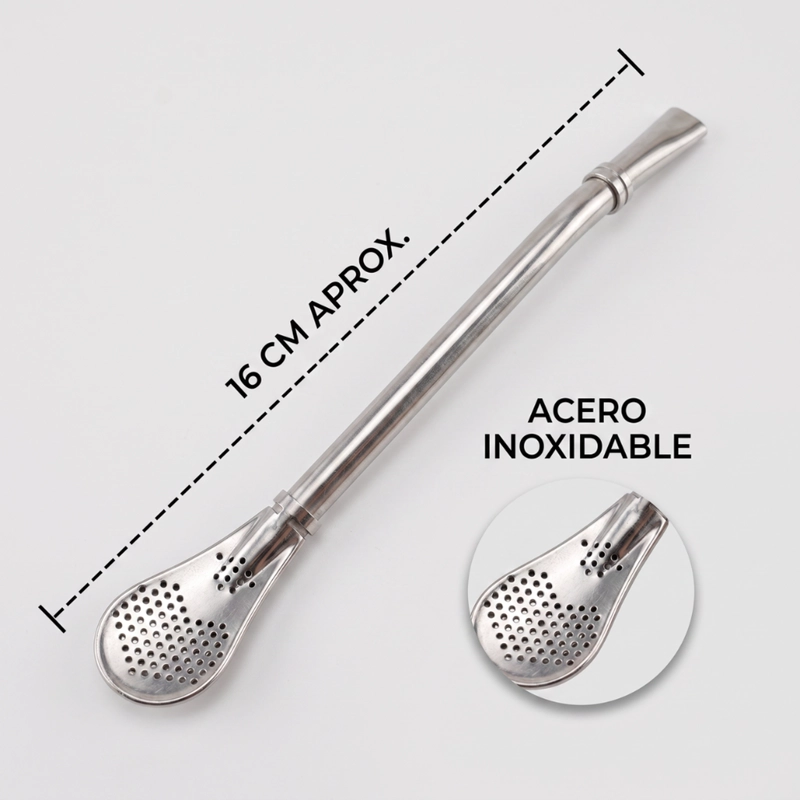 PACK 4 BOMBILLAS PARA MATE ACERO INOXIDABLE REUTILIZABLES - 8