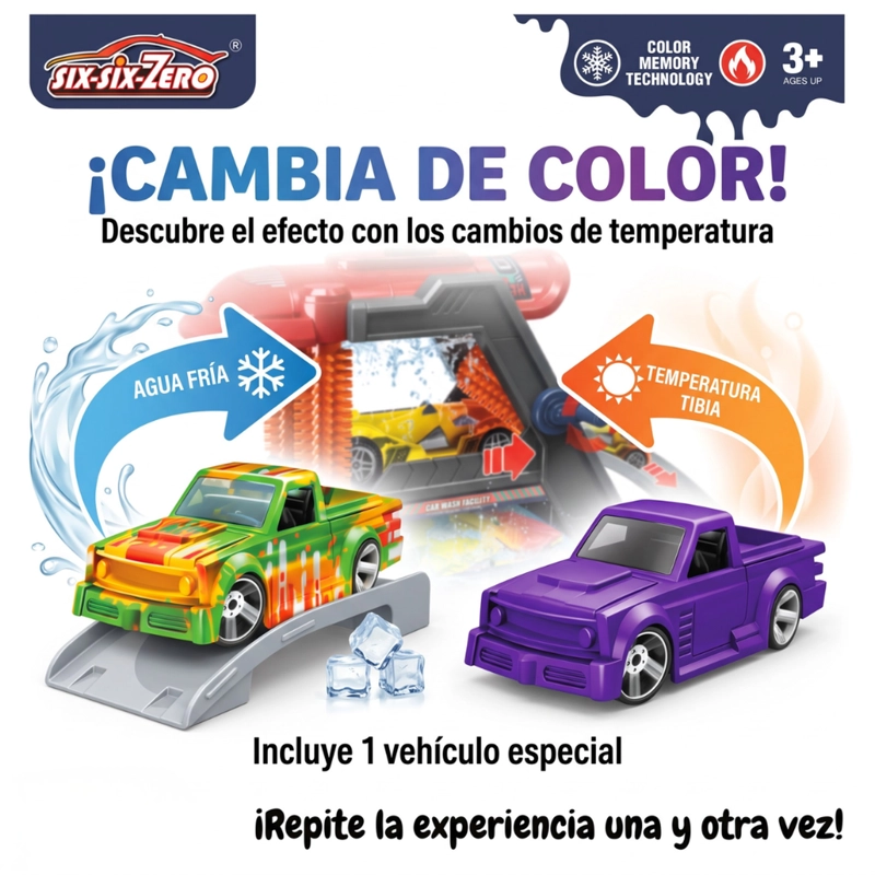 ESTACION LAVADO DE AUTOS JUGUETE CON PISTA Y ACCESORIOS INFANTIL - 6