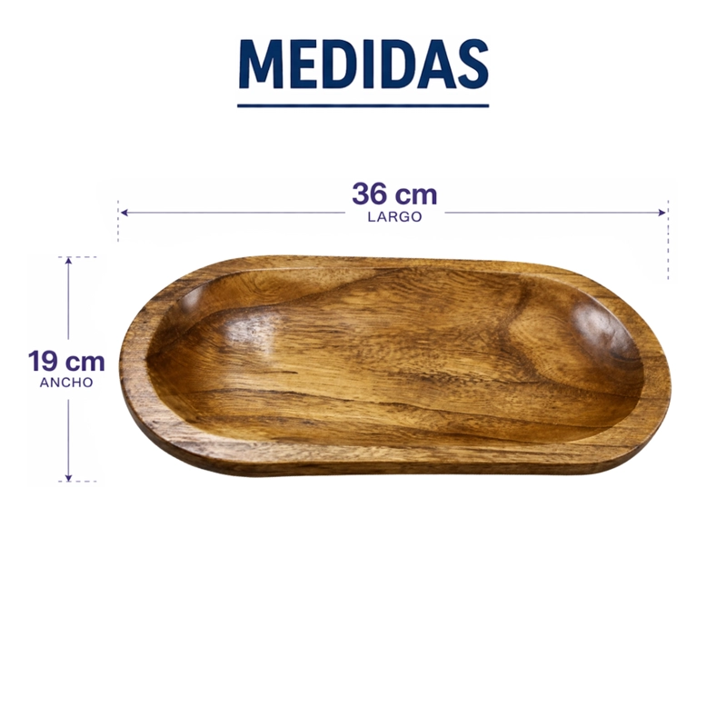 BANDEJA DE MADERA RUSTICA PREMIUM MULTIUSO DECORATIVA S - 9