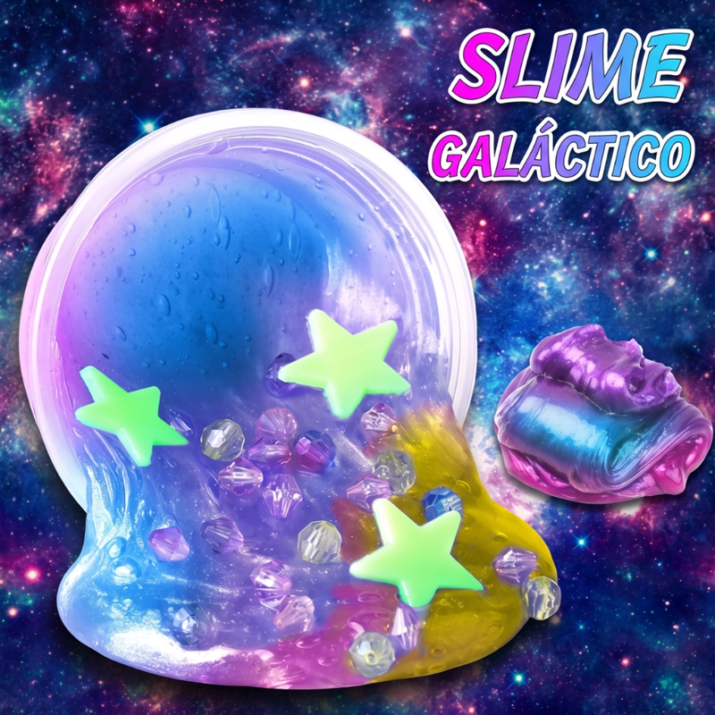 KIT PARA HACER SLIME COMPLETO CON ACCESORIOS Y MALETIN INFANTIL - 5