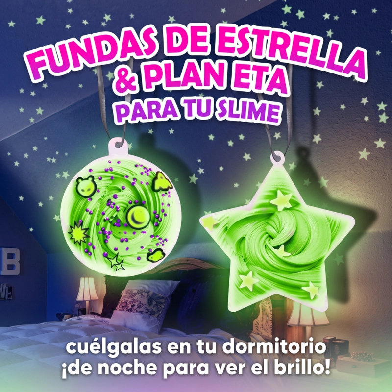 KIT PARA HACER SLIME COMPLETO CON ACCESORIOS Y MALETIN INFANTIL - 7