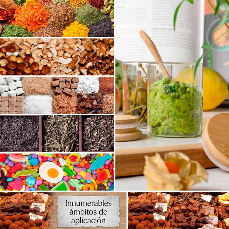 SET 12 FRASCOS DE ESPECIAS CONDIMENTOS CON TAPA BAMBU COCINA - 3