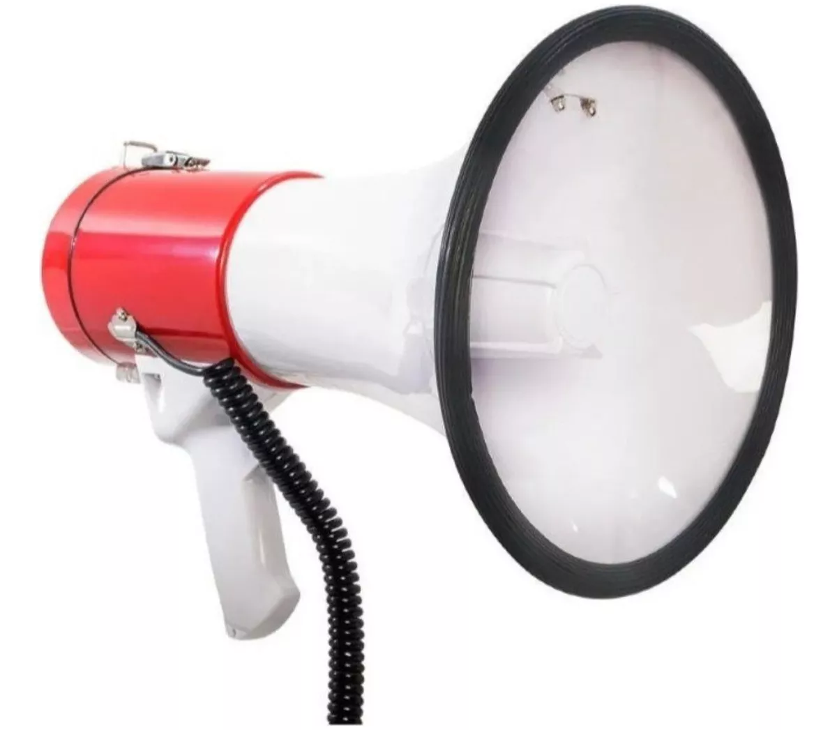 MEGÁFONO PORTÁTIL 50W RECARGABLE CON PILAS - 1