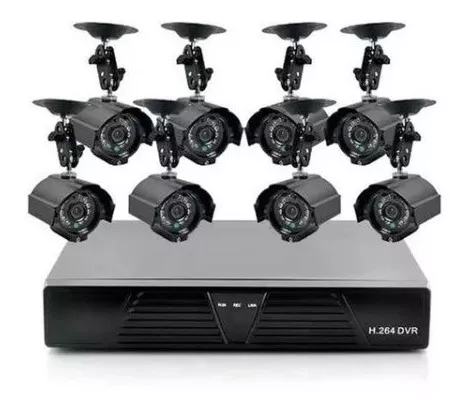 KIT CCTV SEGURIDAD DVR 8 CAMARAS - 4