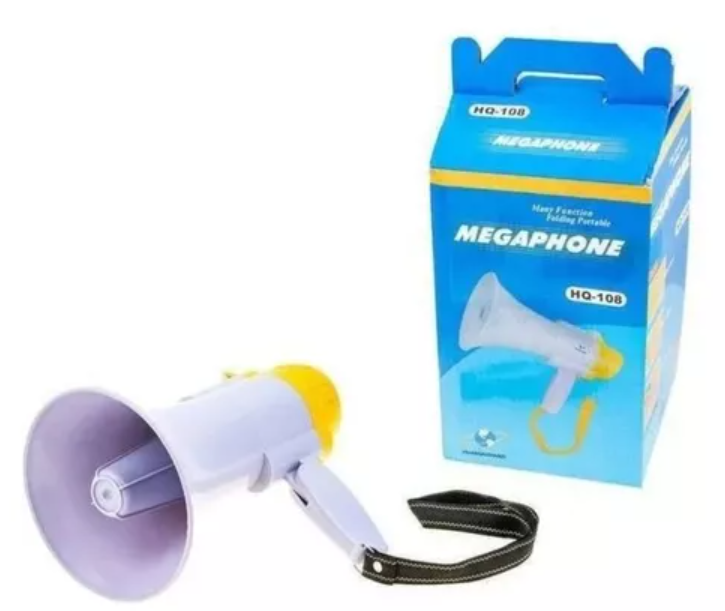 MEGÁFONO RECARGABLE PORTÁTIL - 1