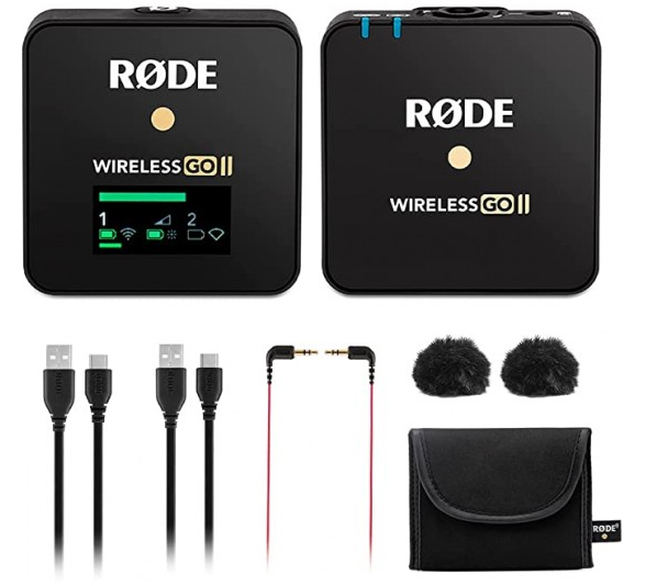 Pellicola In Vetro Temperato 9H Per Rode Wireless GO II / Mark I | Confezione Da 6 Con Kit Pulizia, Protezione Schermo - 2