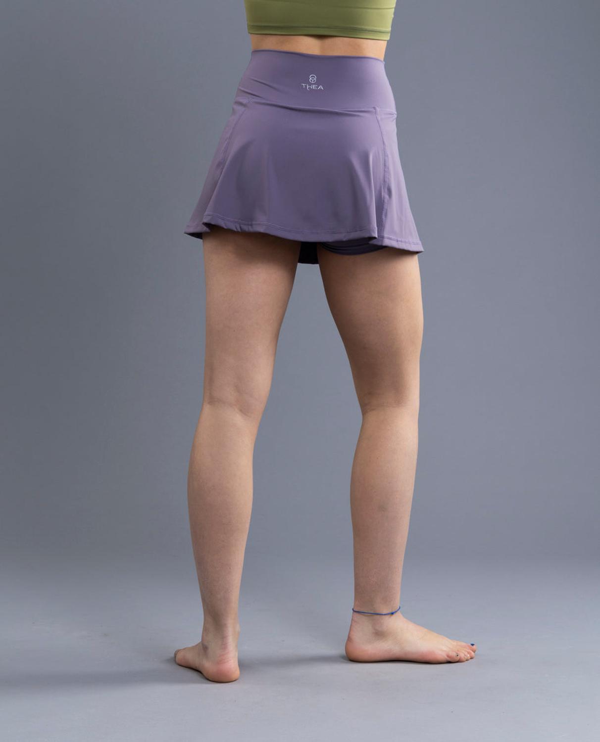 FALDA TENIS/PADEL MUJER THEA LIFE NYLON / SPANDEX MINI MENAE MALVA - 3