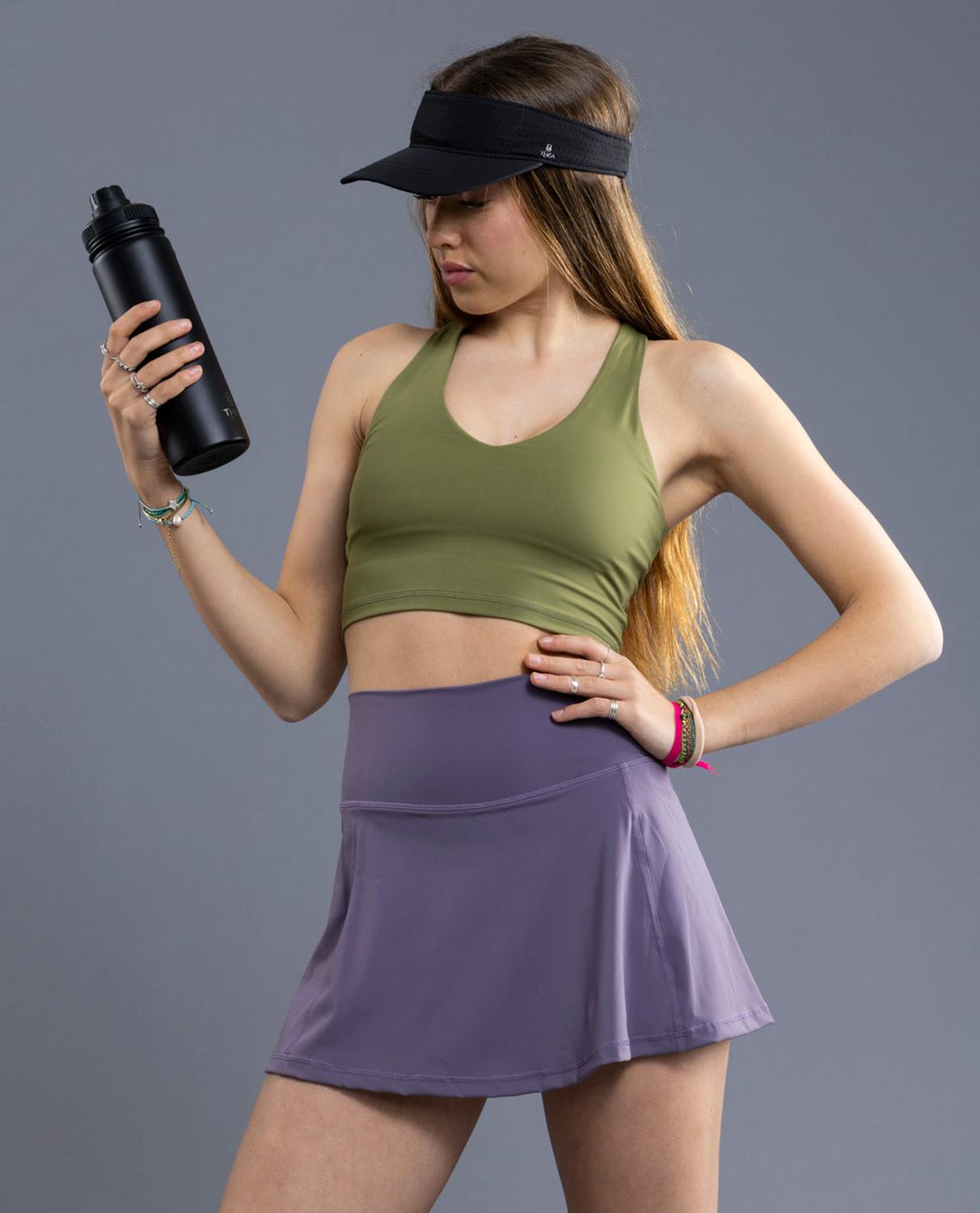 FALDA TENIS/PADEL MUJER THEA LIFE NYLON / SPANDEX MINI MENAE MALVA - 4