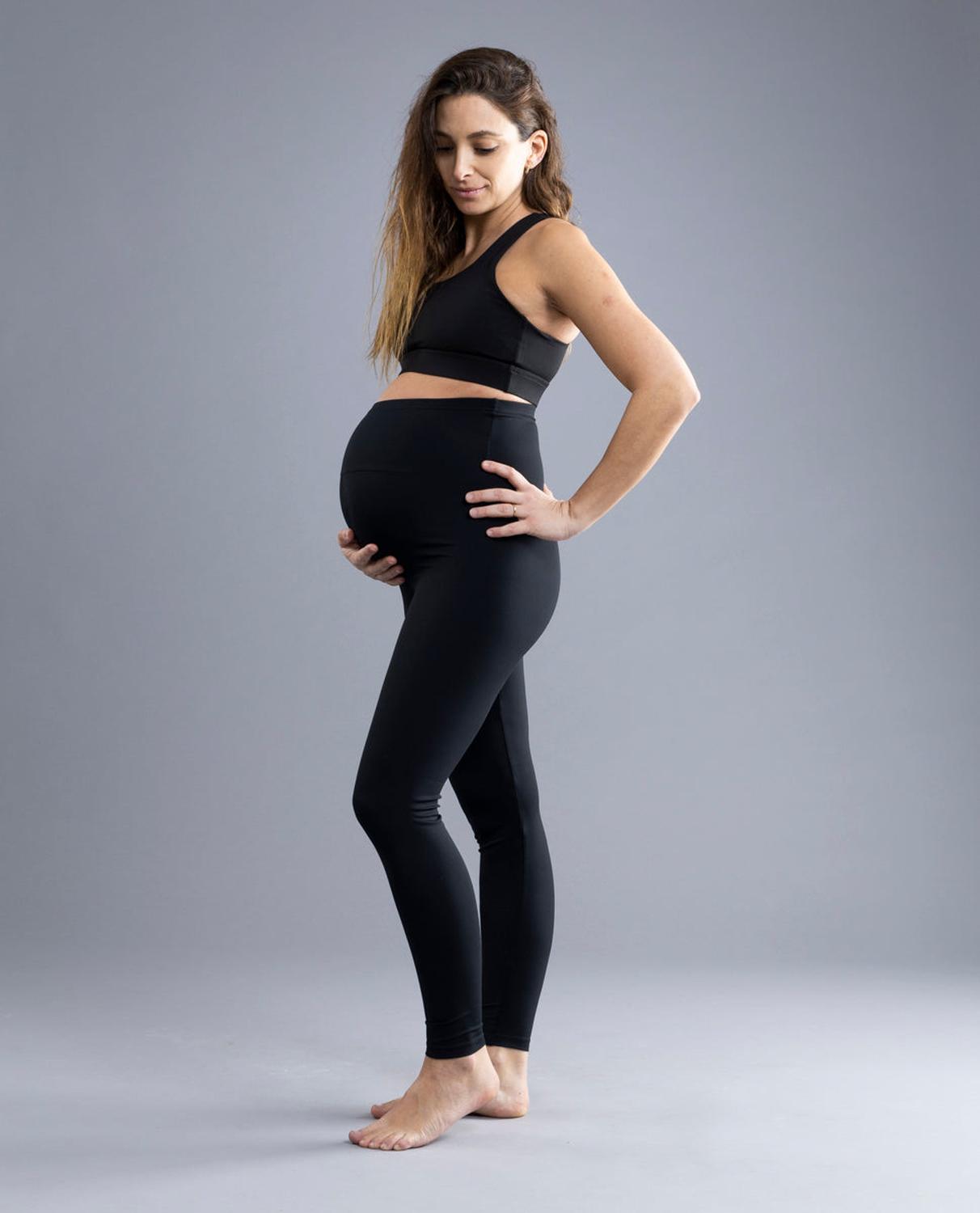 LEGGING MUJER THEA LIFE BLACK MATERNAL VESTA - 1