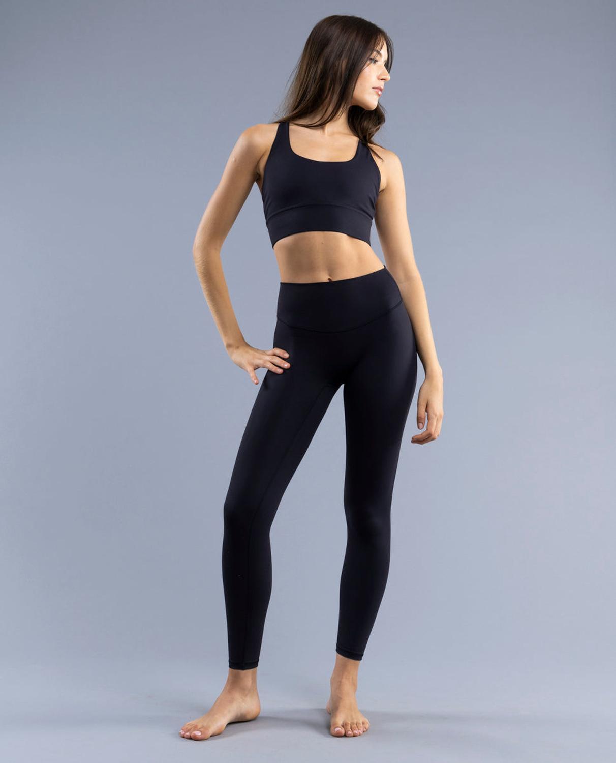 LEGGING LARGO 7/8 SIN COSTURA FRONTAL PAX BLACK - 1