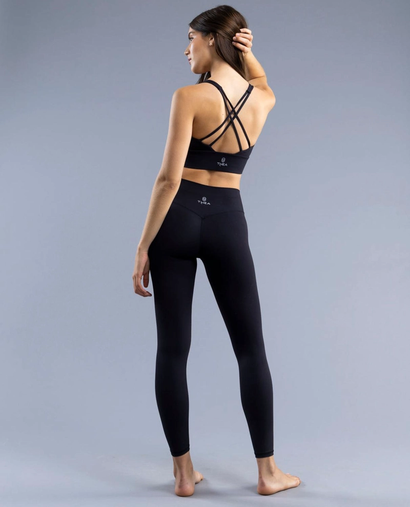 LEGGING LARGO 7/8 SIN COSTURA FRONTAL PAX BLACK - 2
