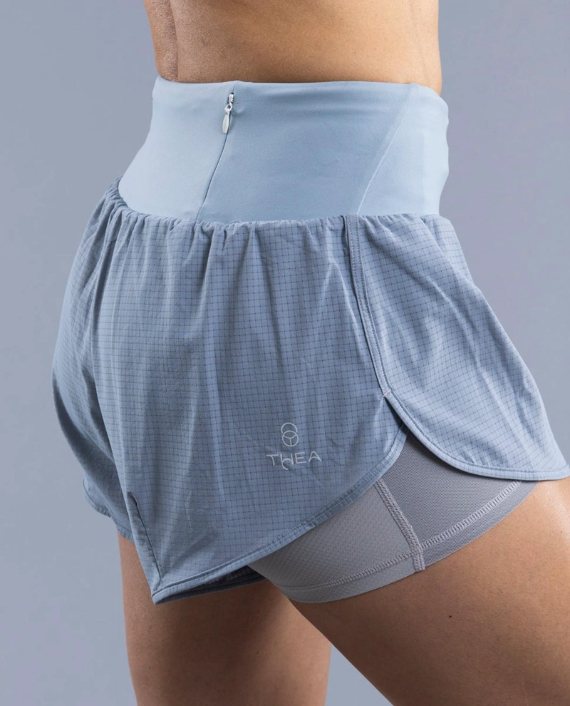 SHORT CON PRETINA AERIUS LIGHT GREY - 9