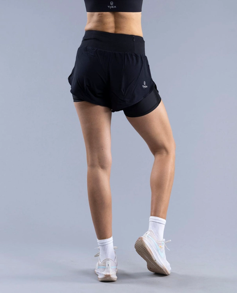 SHORT CON PRETINA AERIUS BLACK - 3