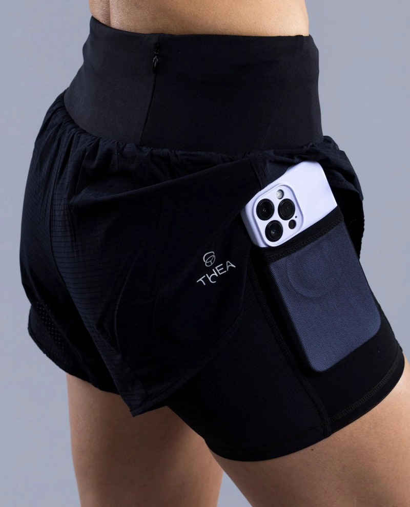 SHORT CON PRETINA AERIUS BLACK - 4