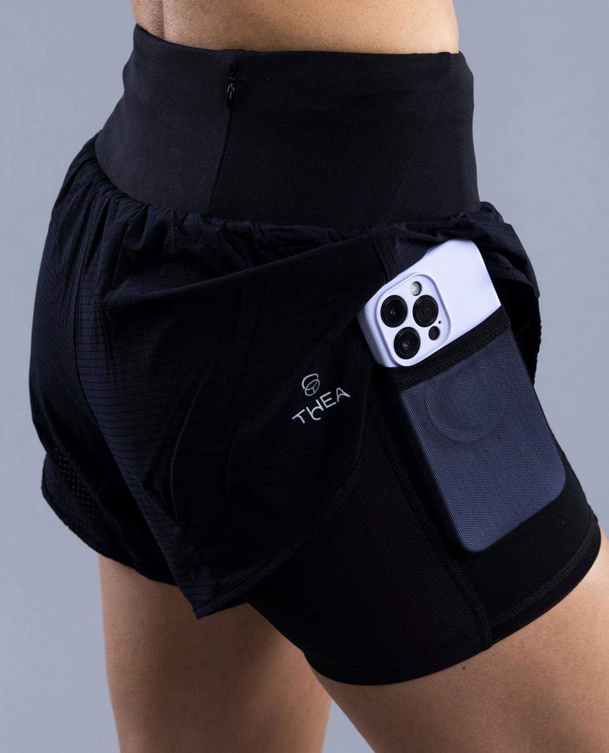 SHORT CON PRETINA AERIUS BLACK - 4