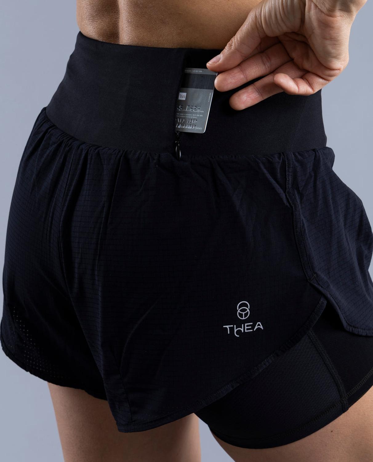 SHORT CON PRETINA AERIUS BLACK - 5