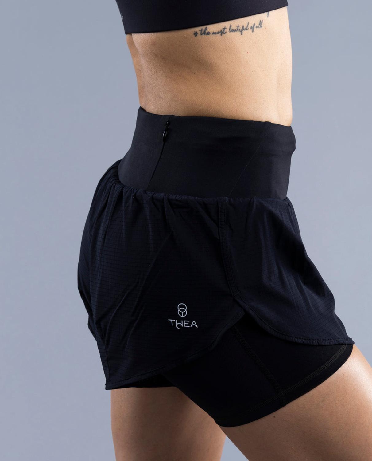 SHORT CON PRETINA AERIUS BLACK - 6
