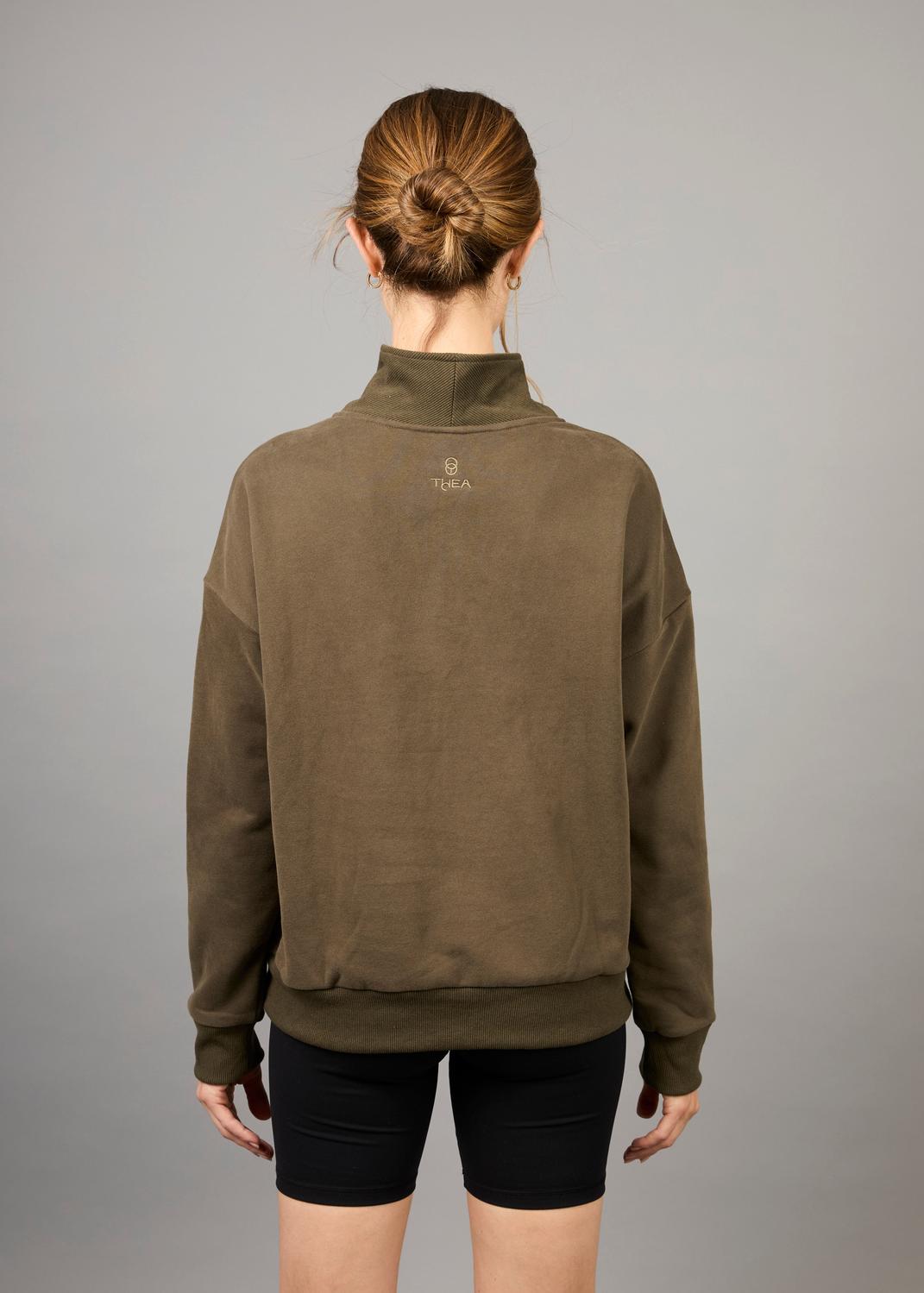 POLERON HALF ZIP NOTT VERDE MUSGO - 4