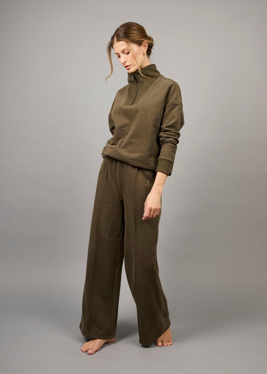 POLERON HALF ZIP NOTT VERDE MUSGO - 5