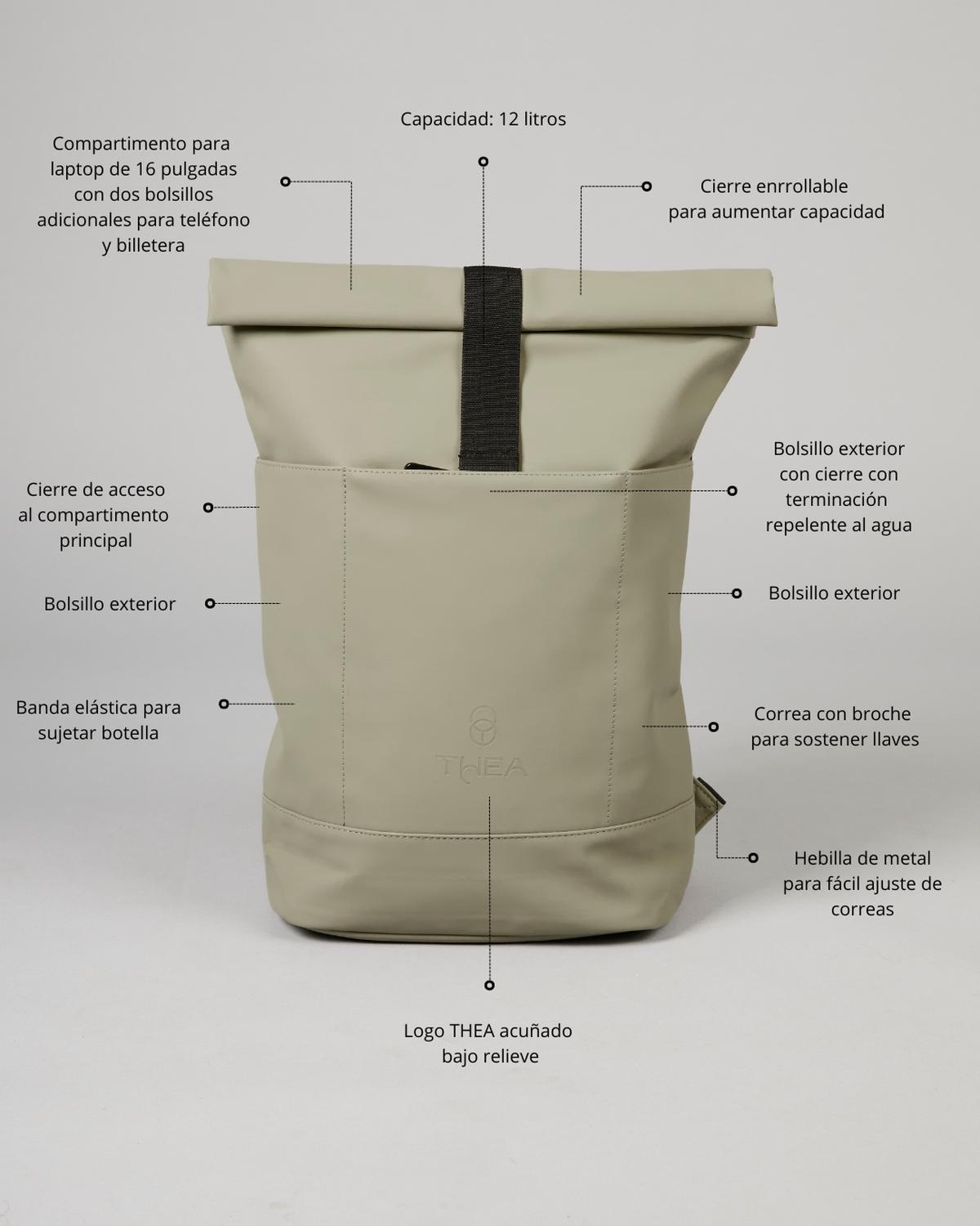MOCHILA URBAN ARTEMISA EUCALYPTHUS 12 LTS. - 2