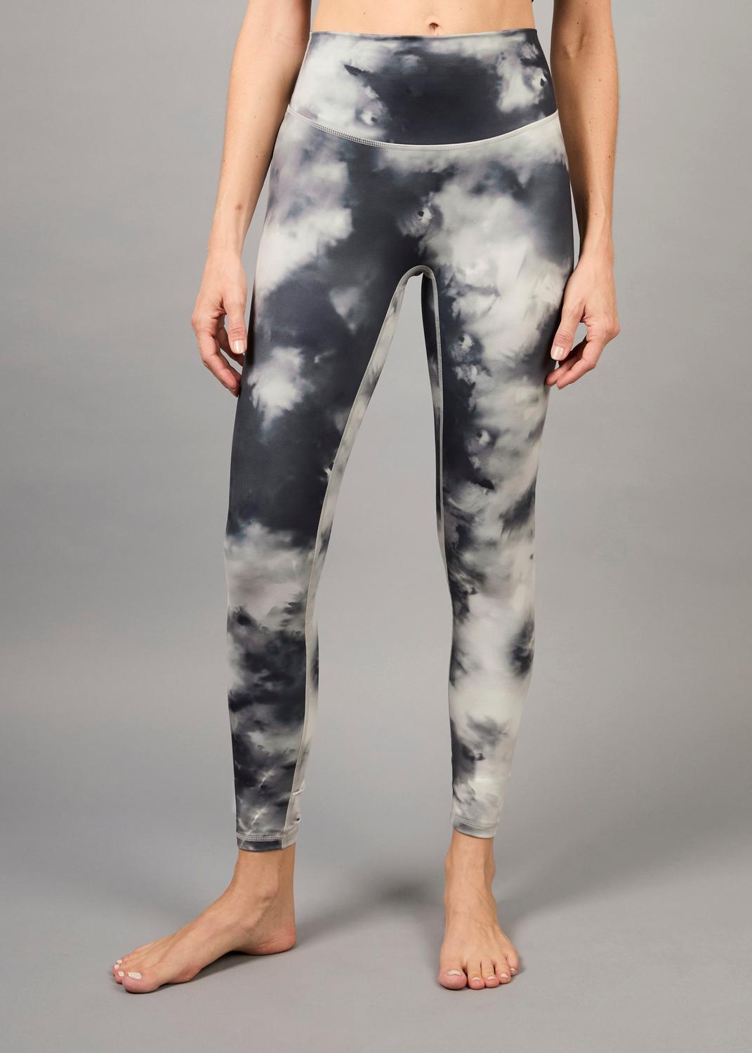 LEGGING LARGO 7/8 SIN COSTURA FRONTAL PAX TIE DYE GREY - 1