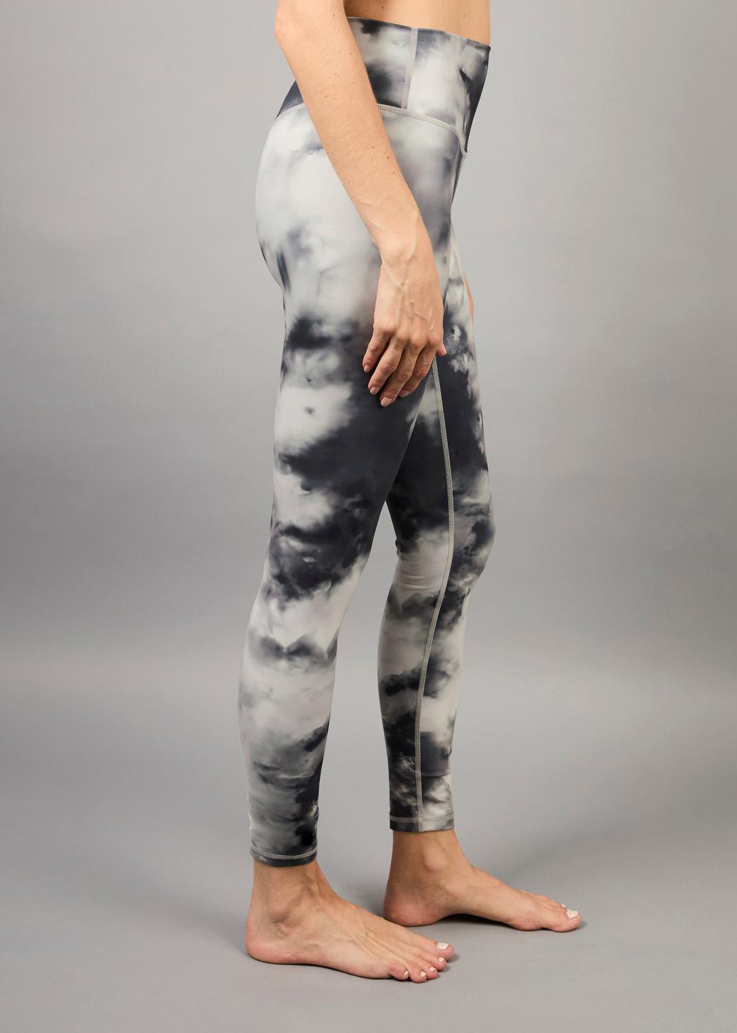 LEGGING LARGO 7/8 SIN COSTURA FRONTAL PAX TIE DYE GREY - 3