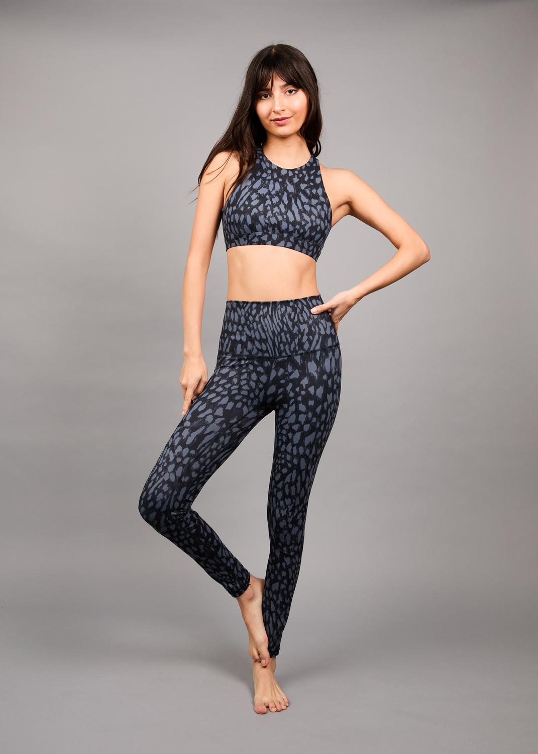 LEGGING ATENEA ANIMAL GREY - ULTRA SOFT - 1