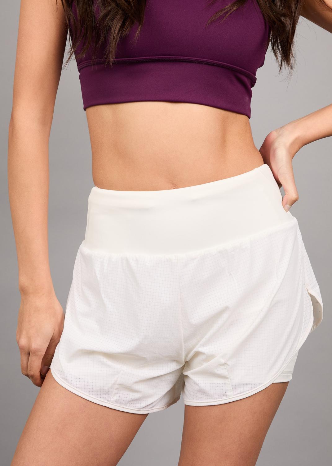 SHORT CON PRETINA AERIUS WHITE - 1