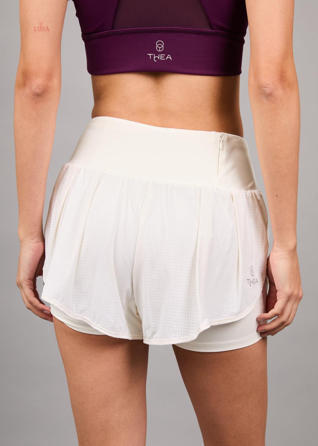 SHORT CON PRETINA AERIUS WHITE - 5