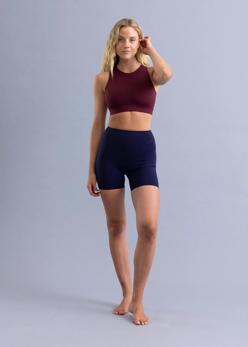 LEGGING LADA NAVY / CORTAS, LISAS CON BOLSILLO TRASERO Y SIN COSTURA FRONTAL - 9