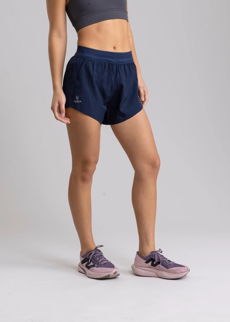 SHORT DE RUNNING SALUS DARK BLUE CON CALZON INTERNO INCORPORADO - 2