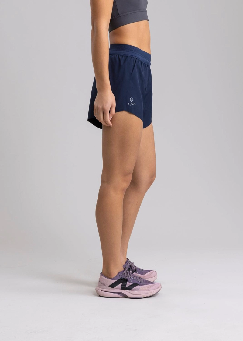 SHORT DE RUNNING SALUS DARK BLUE CON CALZON INTERNO INCORPORADO - 3