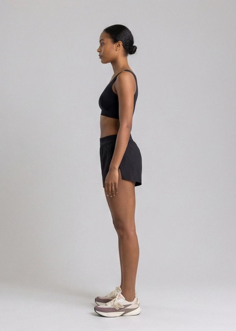 SHORT DE RUNNING SALUS BLACK CON CALZON INTERNO INCORPORADO - 5