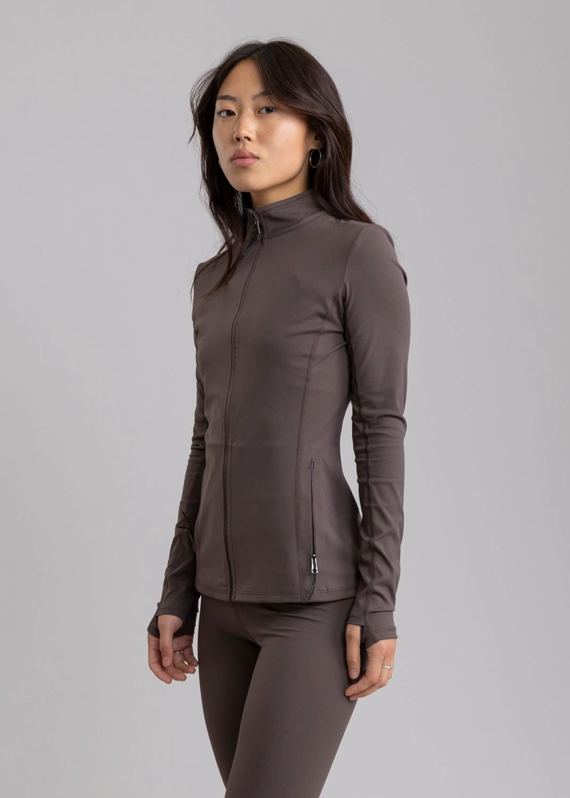 POLERON DEPORTIVO TALA PERCH BROWN - 5