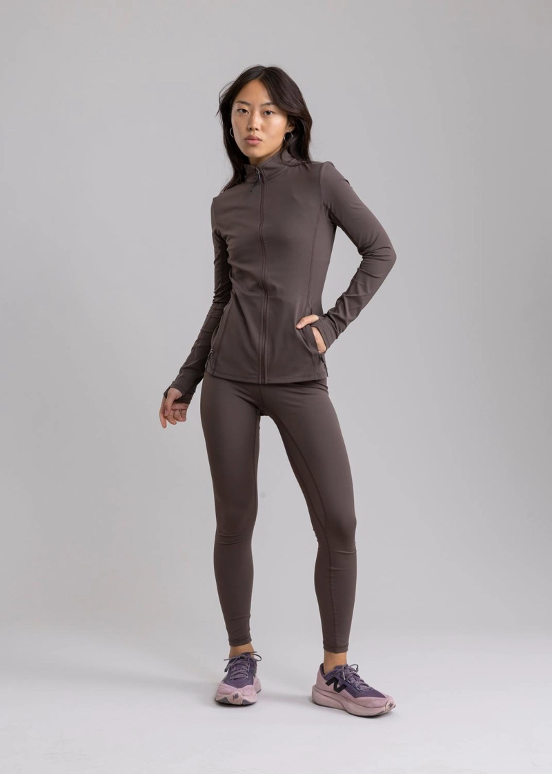 POLERON DEPORTIVO TALA PERCH BROWN - 9
