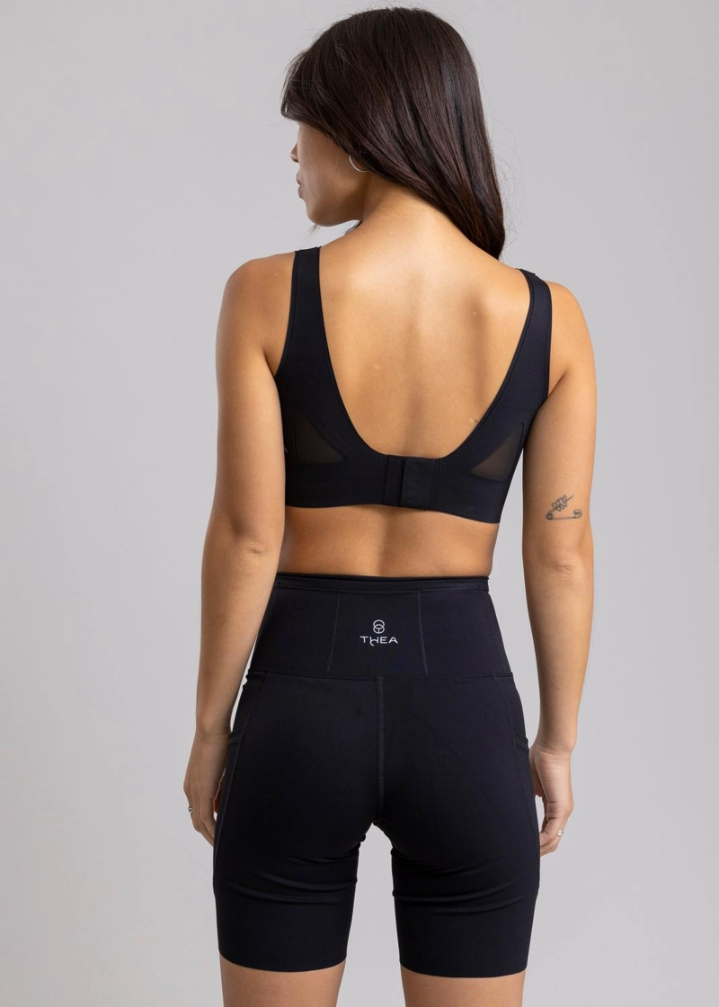 PETO AINE BLACK CON BROCHE TRASERO Y MALLA - 3