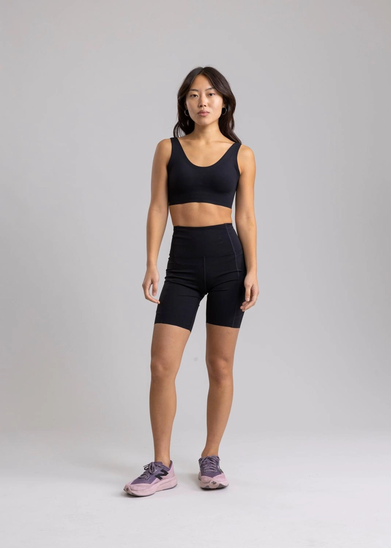 LEGGING RUNNING UNFINISHED RHEA BLACK CON 7 BOLSILLOS - 8