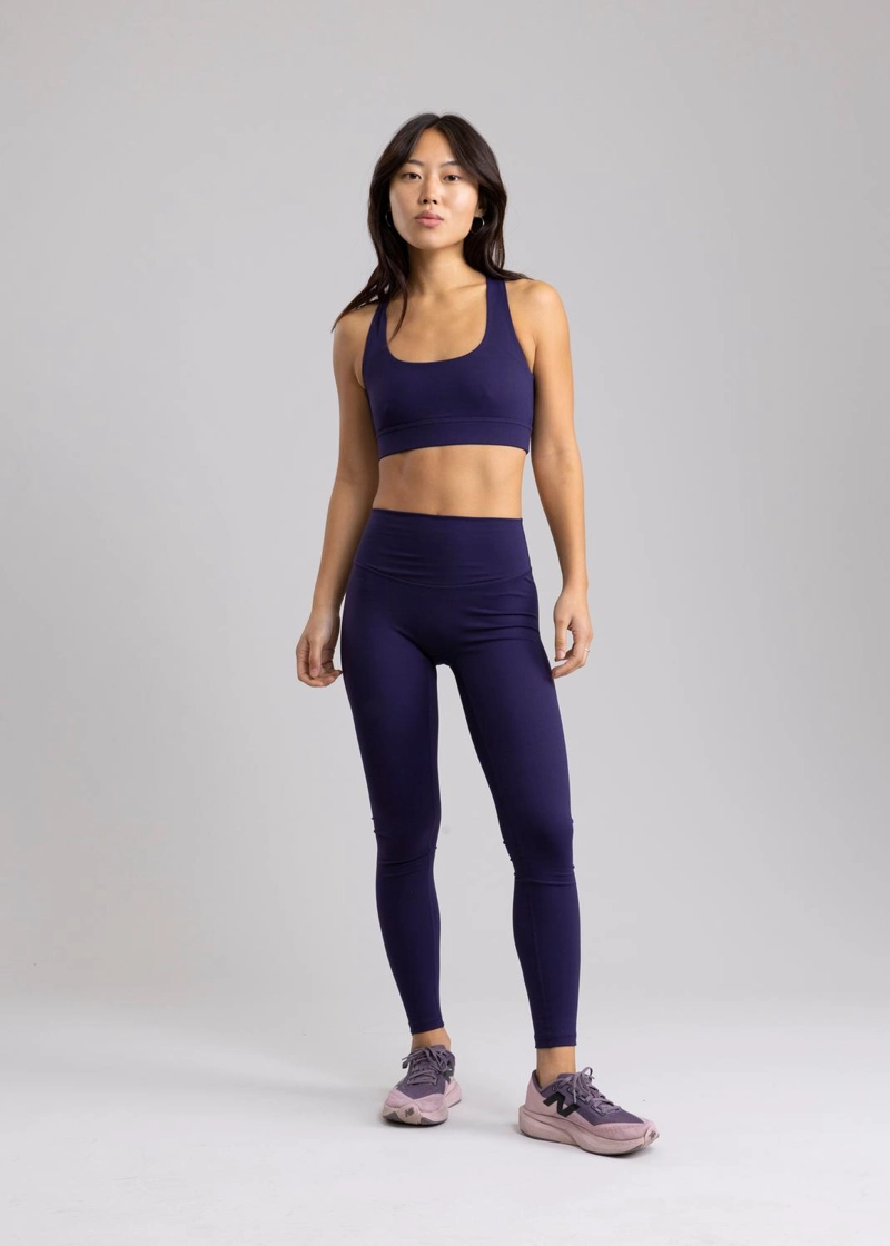 LEGGING LARGO 7/8 SIN COSTURA FRONTAL PAX MARDI PURPLE - 5