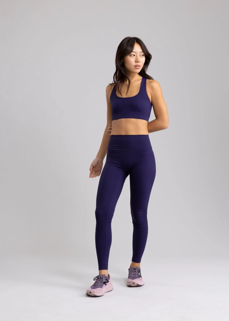 LEGGING LARGO 7/8 SIN COSTURA FRONTAL PAX MARDI PURPLE - 6