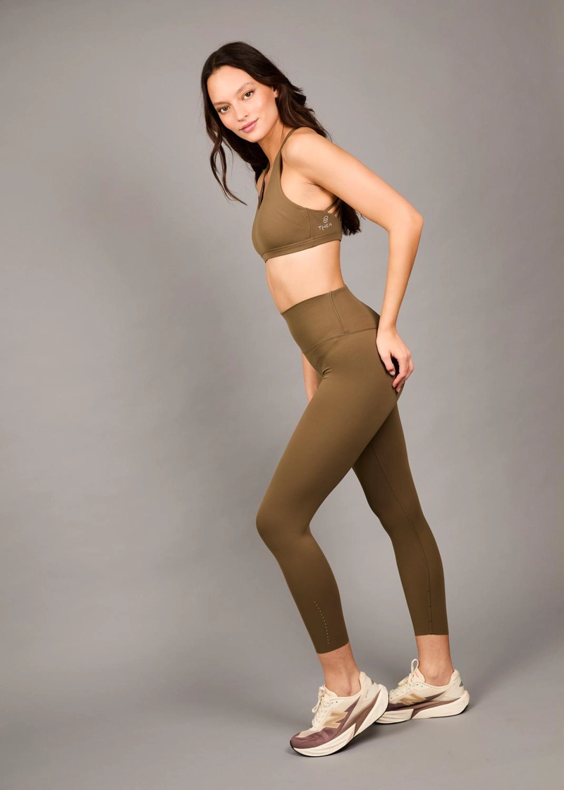 LEGGING RUNNING UNFINISHED LUNA WARM TAUPE - 1