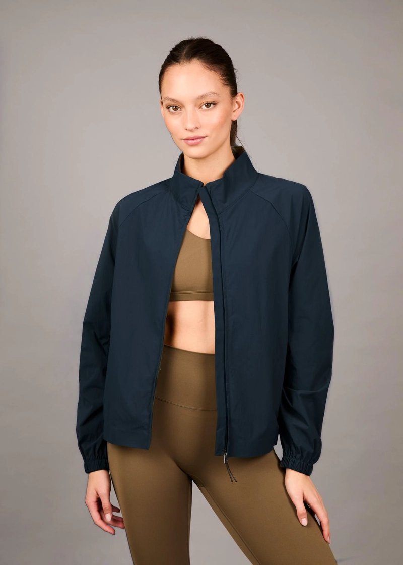CHAQUETA CORTAVIENTO LIGERO TIAMAT NAVY - 1